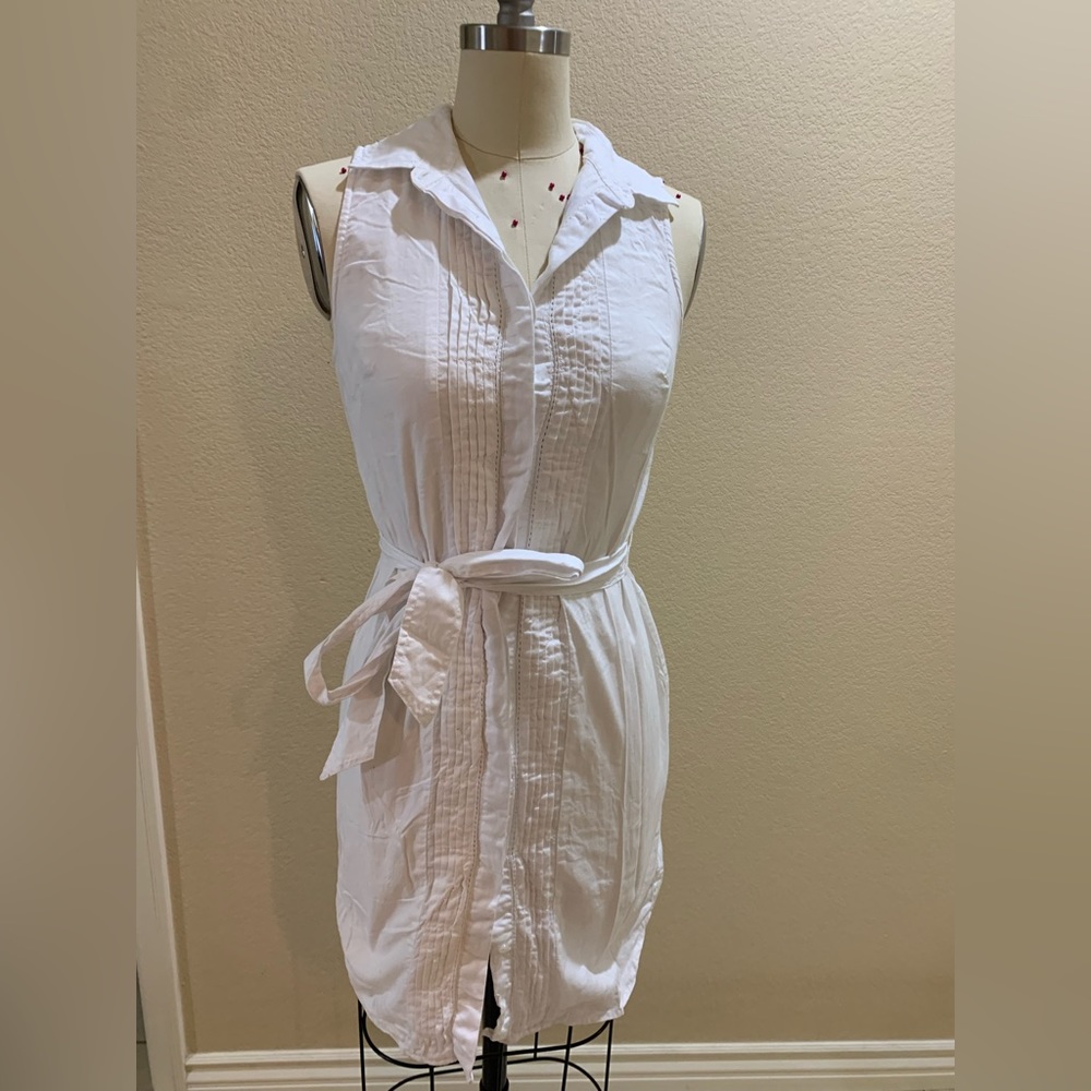 Banana Republic Sleeveless Shirt Dress